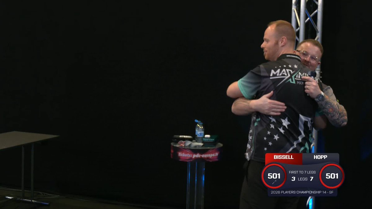 HOPP INTO THE FINAL! Max Hopp is through to the #PC14 final in some fashion, as the German beats Tom Bissell 7-3 to make his first Players Championship final since 2019! 📺 #PC14