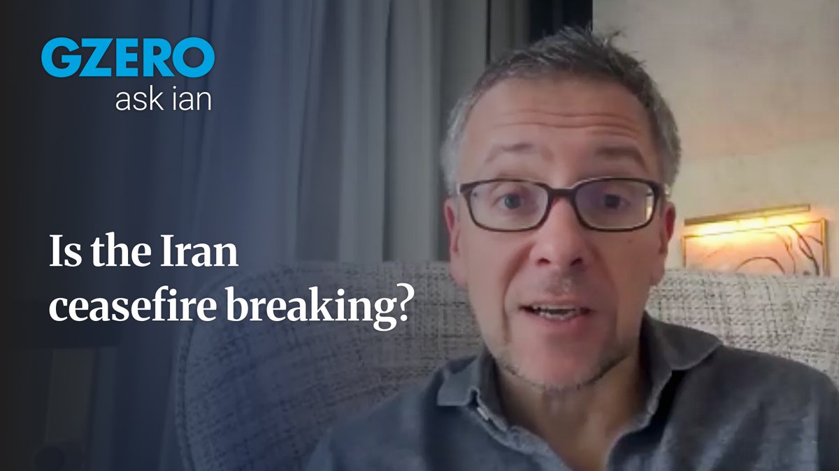 us announces “project freedom" and sends destroyers into the strait. iran responds with missiles and drones. that’s not a misunderstanding, that’s strategy. GZERO Media