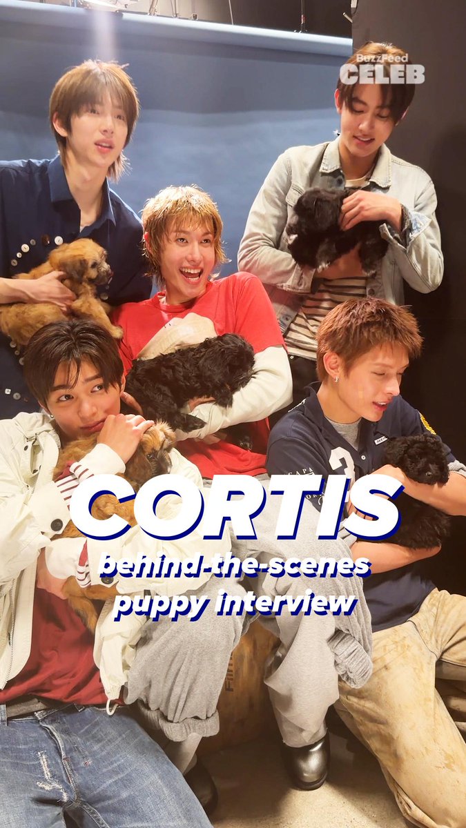 some more cortis x puppy crumbs✨ Watch CORTIS play with puppies here: #CORTIS #puppyinterview CORTIS