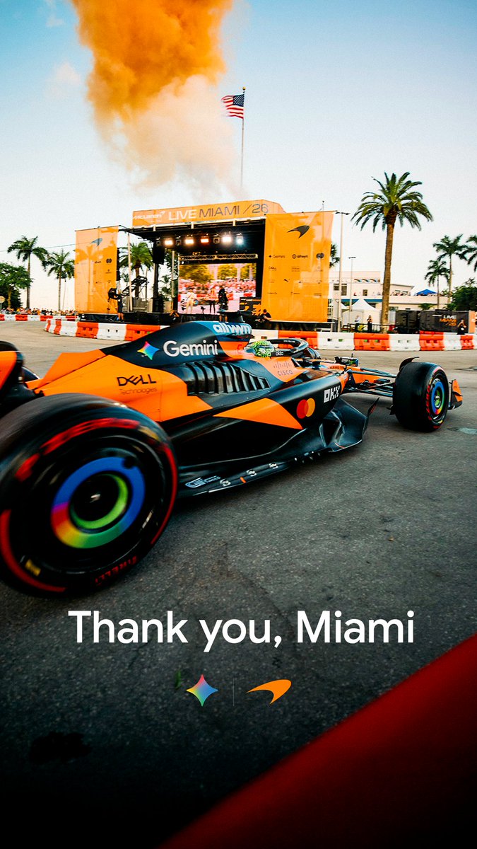 The Gemini Paddock this past weekend was a blast. McLaren Mastercard Formula 1 Team classic cars, custom helmets, the Gemini photobooth, and unrivaled energy. Thank you, Papaya Army. 🧡 #McLarenRacingLive