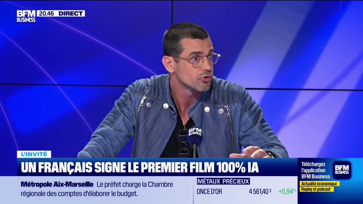 Un Français signe le premier film 100 % IA "Aujourd'hui, lorsqu'on a pris confiance avec l'IA et qu'on la maîtrise, ça devient confortable, et pour les créatifs il n'y a plus aucune limite" 💬PHILIPPE SHANGTI , Artiste photographe et réalisateur 🎙️François Sorel