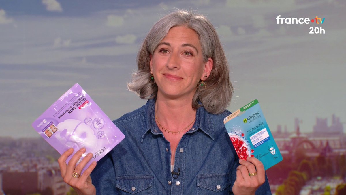 🔴🗣️"C'est dramatique, c'est un masque en plastique dans un emballage en plastique", Marie-Amandine Stévenin, présidente Que choisir Ensemble critique ces masques de beauté en plastique vendus en grande surface. #JT20h