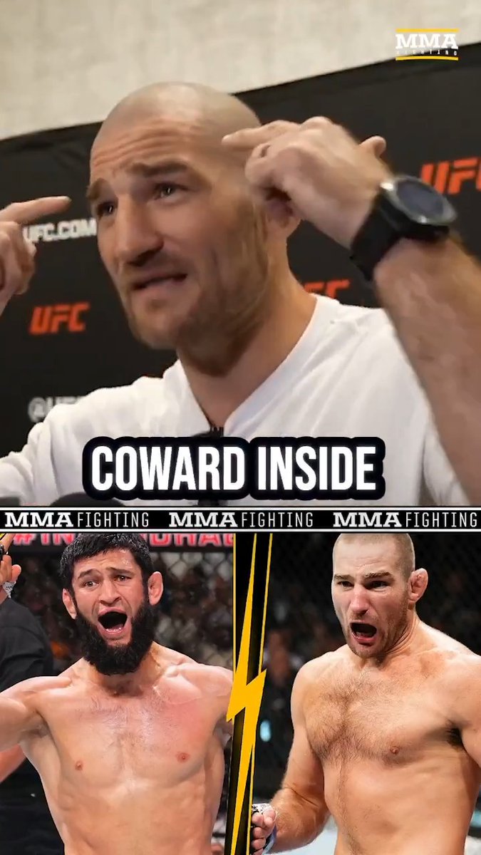 Sean Strickland goes in on "soft" Khamzat Chimaev ahead of #UFC328: "I will call Chimaev right now, and we'll go meet in the parking lot. I will be there alone, and you'll be there with 30 f*cking guys. … You'll never man up and fight me."