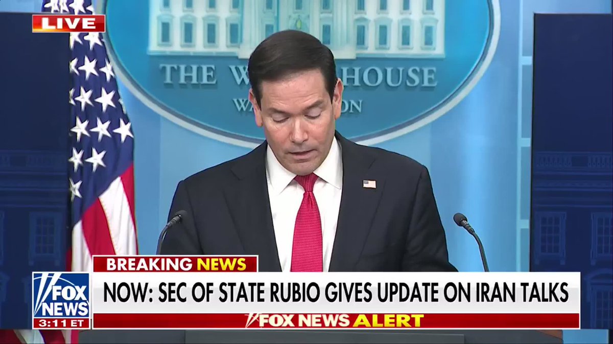 BREAKING: Secretary of State Marco Rubio blasts the Iranian blockade of the Strait of Hormuz as “piracy” and “desperate and destructive,” warning that innocent sailors are running out of food and water: "These innocent sailors and commercial crew members have been stranded at sea because Iran is conducting something. It's not just criminal. It's criminal for sure, but it's desperate and destructive." "You start running out of food. You start running out of potable water, essential supplies. And they're at the mercy of this piracy. What it is — it's piracy."