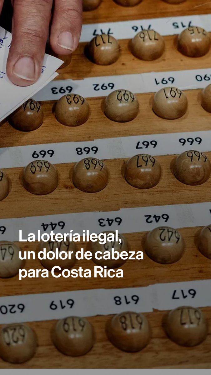 Los "tiempos", la lotería ilegal en Costa Rica ya supera a la oficial, ofreciendo premios más altos y atrayendo a miles de jugadores. Autoridades alertan sobre su vínculo con el crimen organizado. Maya Averbuch explica