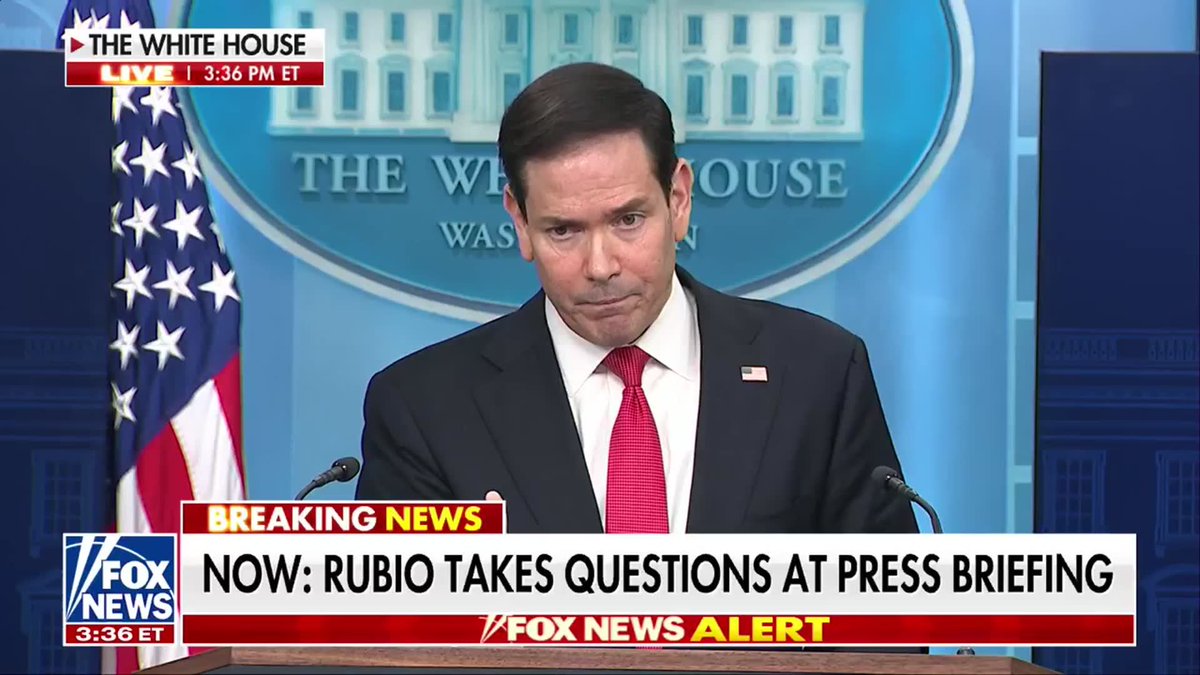 NEW: Secretary of State Marco Rubio issues a dire warning on the global consequences of a nuclear-armed Iran, detailing a nightmare scenario where gas prices could skyrocket to $9 a gallon: "If Iran had a nuclear weapon and they decided to close the Strait and make our gas prices like $9 a gallon or $8 a gallon, we wouldn't be able to do anything about it because they have a nuclear weapon." "A nuclear-armed Iran could do whatever the hell they want with the Strait, and there's nothing anyone would be able to do about it." "That's the world none of us want to leave behind. It won't happen under this president's watch."