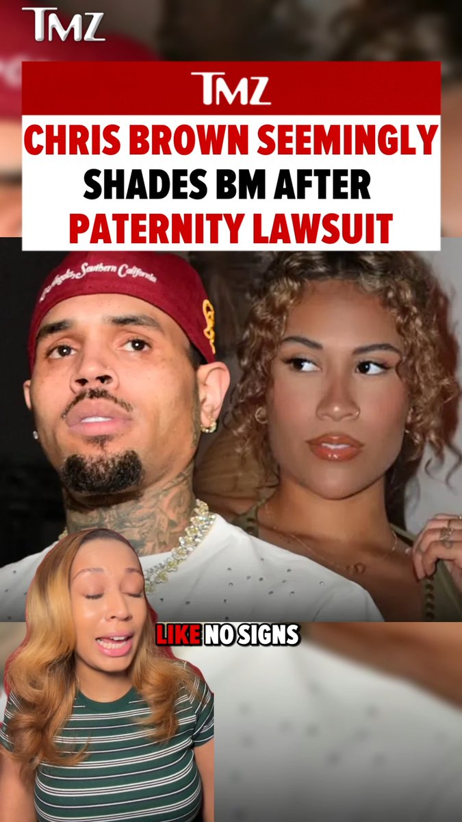 😬 Chris Brown seemingly throws shade at his baby mama Diamond Brown following her paternity lawsuit.
