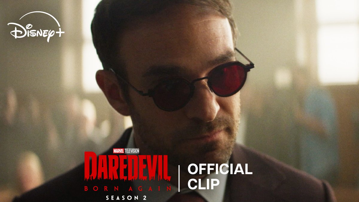 “You and I both know who Daredevil is.” Watch this can’t-miss official clip from Marvel Television’s #DaredevilBornAgain Season 2. Stream the monumental season finale TONIGHT at 6PM PT only on Disney+.