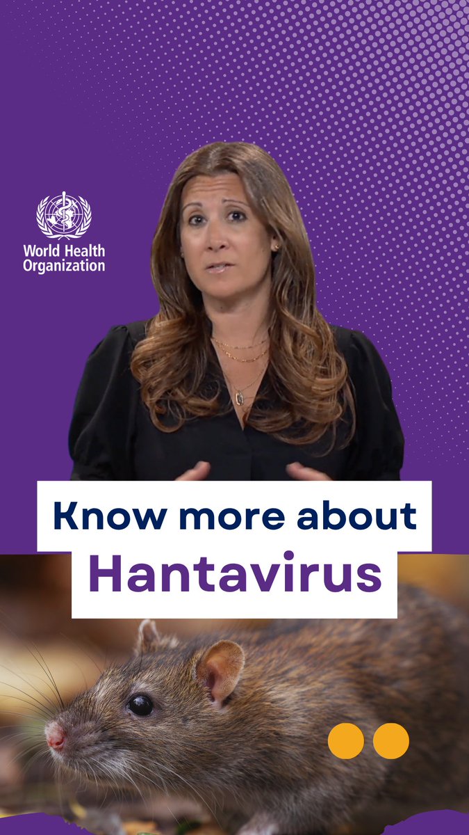 Did you know? #Hantaviruses are a group zoonotic viruses carried by rodents that can cause severe disease in humans. Learn how to prevent it and what to do during an outbreak. Watch this explainer👇🏾
