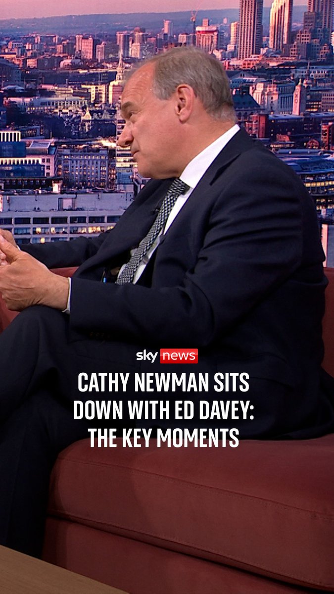 ⬇️ @CathyNewman challenges Ed Davey on the purpose of the Liberal Democrats, his stance against Trump and balancing family responsibilities with the demands of politics. 🔗