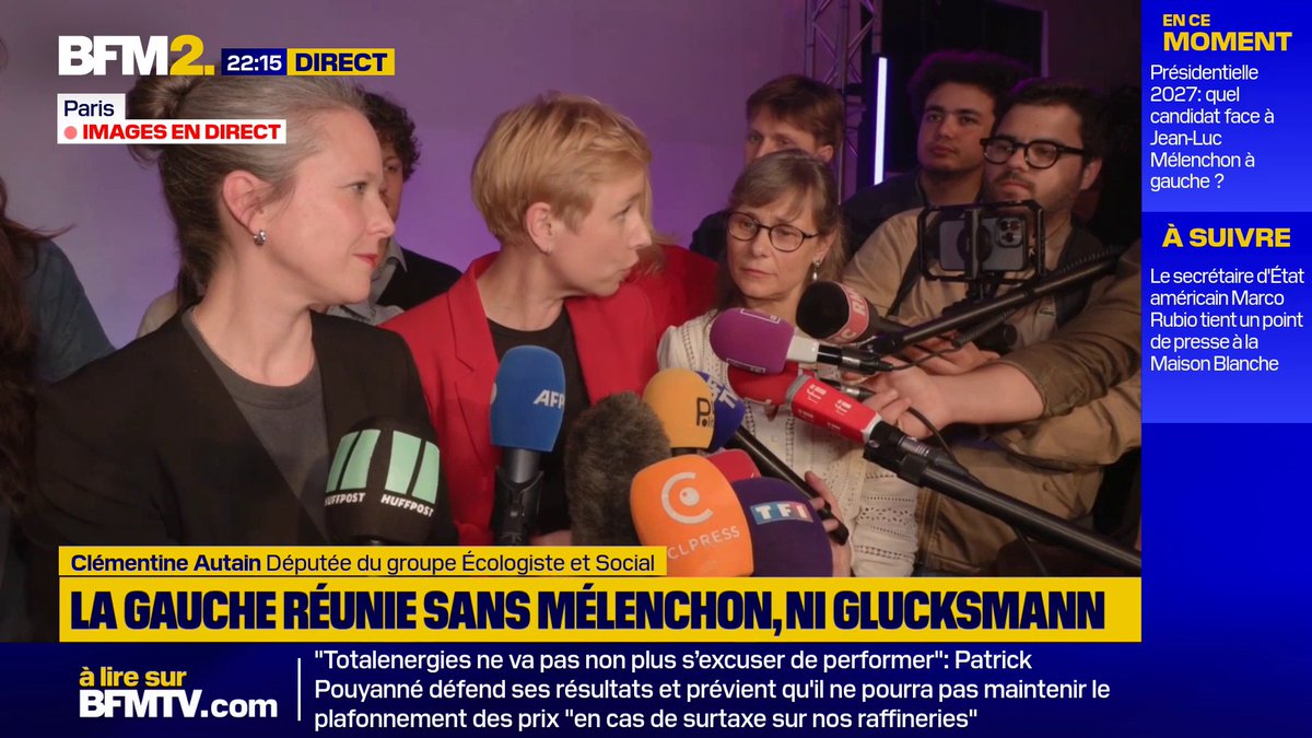 Présidentielle 2027: "Depuis 2022, il [Jean-Luc Mélenchon] a décidé qu'il voulait être candidat", soutient Clémentine Autain, députée ex-LFI #BFM2