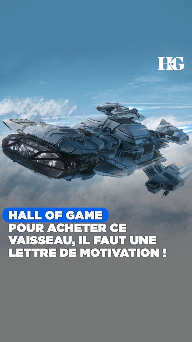 Pour acheter ce vaisseau dans Star Citizen, vous devrez d'abord faire une lettre de motivation. 👇