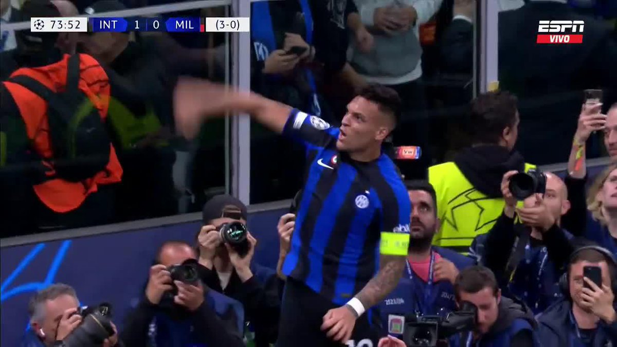literalmente lautarado en unas semis de champions