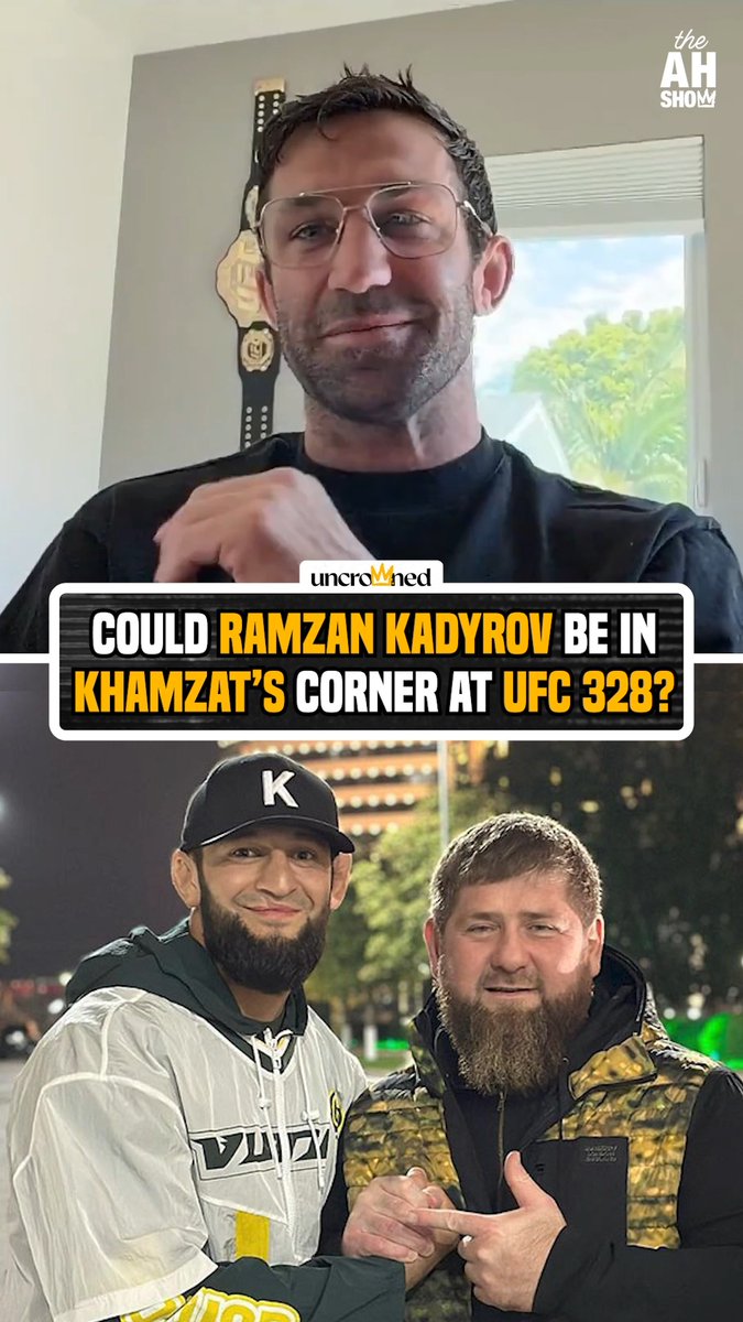 Could Chechen warlord Ramzan Kadyrov be Octagon-side to watch Khamzat at #UFC328? Luke Rockhold has heard some rumblings 🧐 #HElwaniShow #UFC328