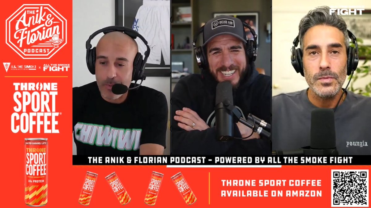 It's probably safe to say that Jon Anik is never letting his kids throw a party ever again 😂 Jon Anik Kenny Florian Jason Anik