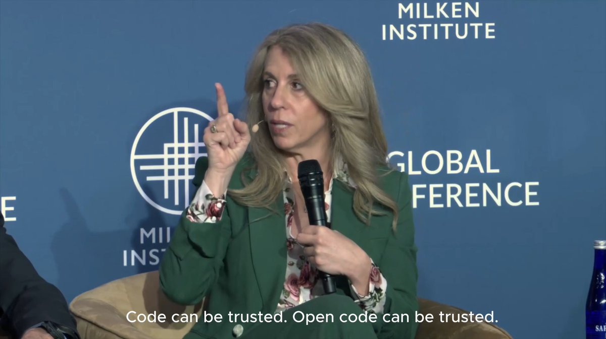 Few thoughts coming out of the first two days at the Milken Institute's Global Conference: → Tokenization has taken center stage on Wall Street – and it's not "breaking" banking rails, it's improving them. → Stablecoins are no longer just a "bridge," they're infrastructure for money movement at-scale. → AI will underscore the importance of building the future of financial services on open, trusted, and auditable code. Up next: institutional privacy, put onchain. Stay tuned!