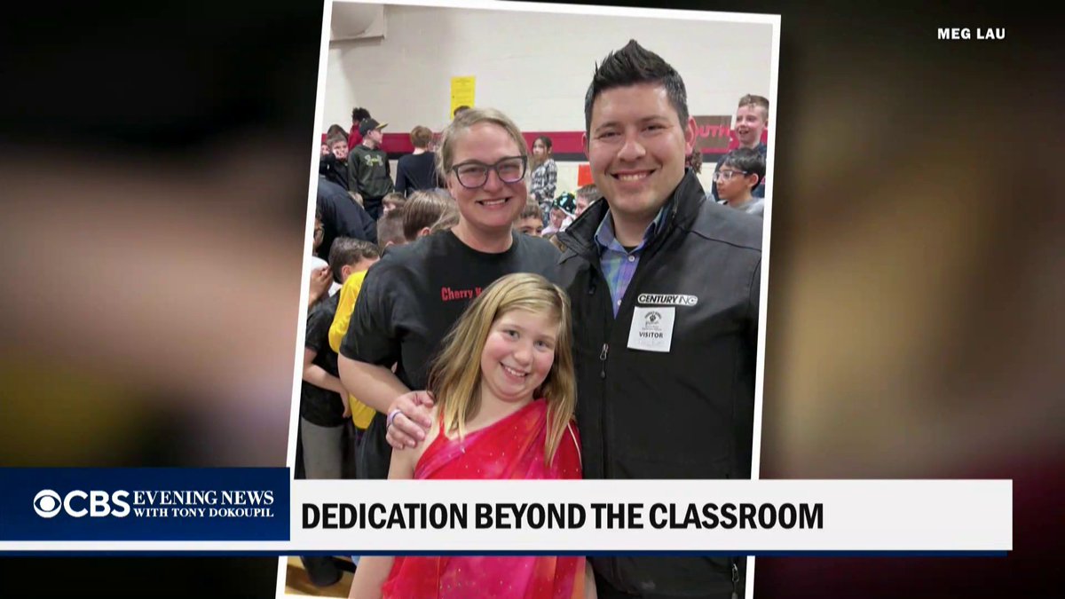 A Michigan teacher turned a talent show mishap into a memorable moment when she stepped in to help a student keep dancing after the music cut out. #NationalTeacherAppreciationDay