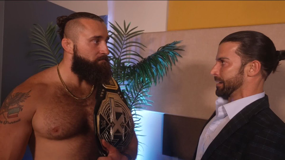 .Tony D’Angelo and Tavion Heights WWE will go to battle TONIGHT! ⚔️