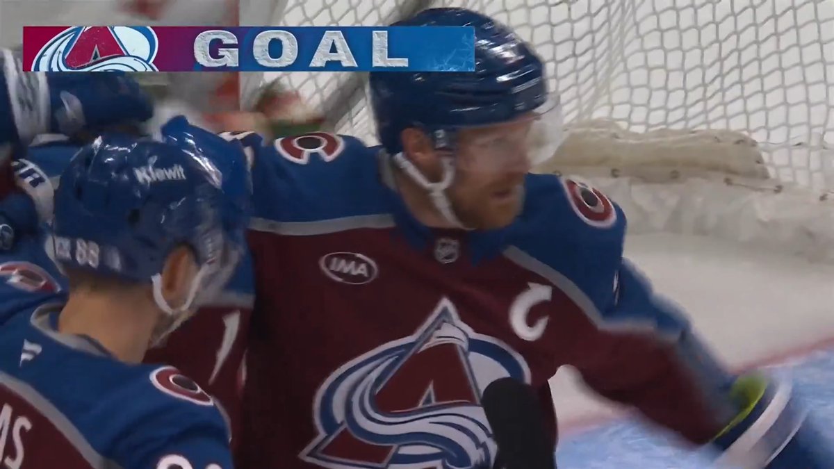 IT'S 2-1 COLORADO! Nathan MacKinnon with the feed to Gabriel Landeskog! 📺: ESPN, Sportsnet, &amp; TVA Sports
