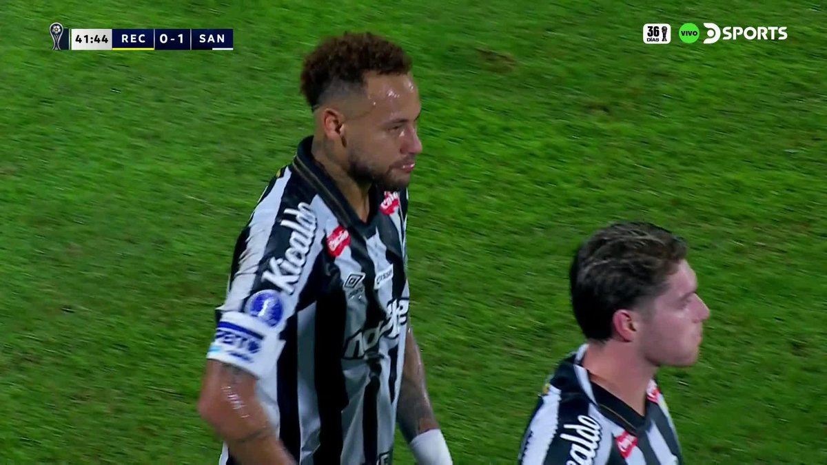 🤯🇧🇷 NUEVO GOL DE NEYMAR EN SANTOS, HOY POR SUDAMERICANA. ¿El festejo? Abrazos de TODOS LOS SUPLENTES, incluido Robinho Júnior. ⚠️