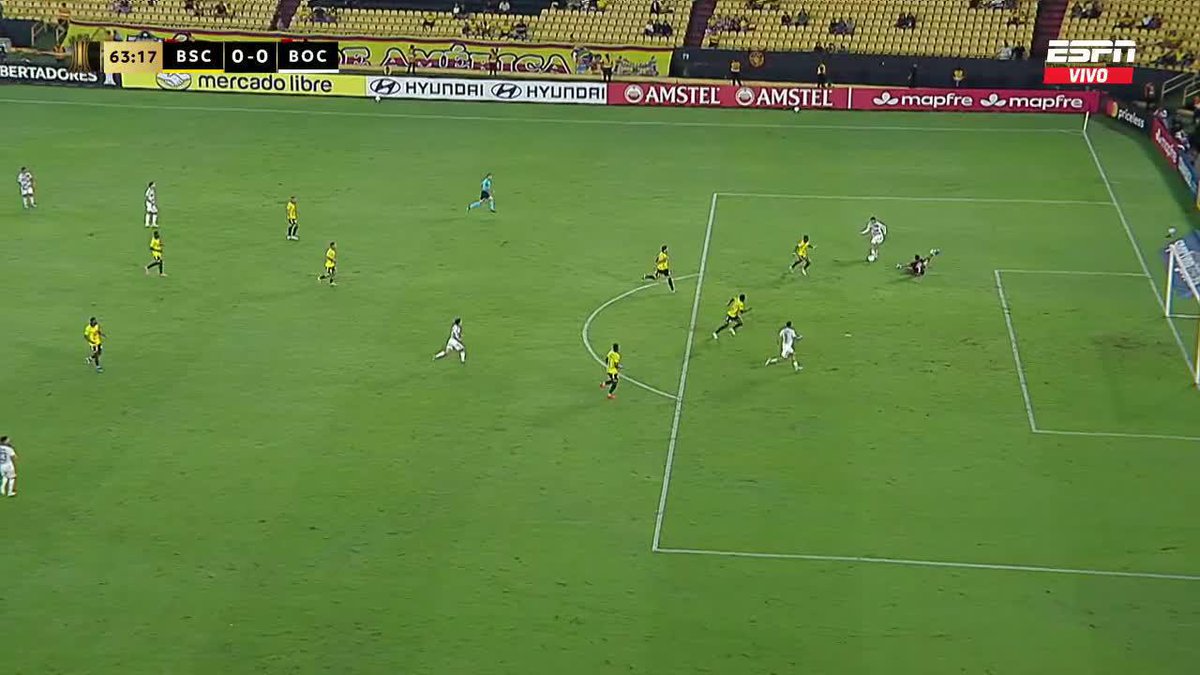 🤯La vemos 30 veces y no se puede entender cómo no fue gol de #Boca. 🔎#Paredes - #Zeballos y no llegó #Giménez.
