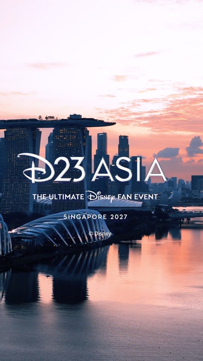 ✨ Big news, Disney fans! ✨ D23 Asia: The Ultimate Disney Fan Event is coming to Singapore!🇸🇬 Fans. Stories. Experiences. All in one place. More details coming soon! 💫 #D23Asia #UltimateDisneyFanEvent #DisneyFans