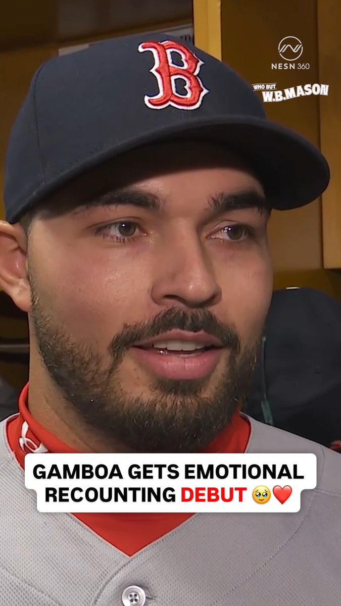 Alec Gamboa fought through tears talking about what this debut means to his family 🥹 "They've seen all the ups and downs that I went through. It took a long time to get here, but finally did it." ❤️ presented by W.B. Mason Co.