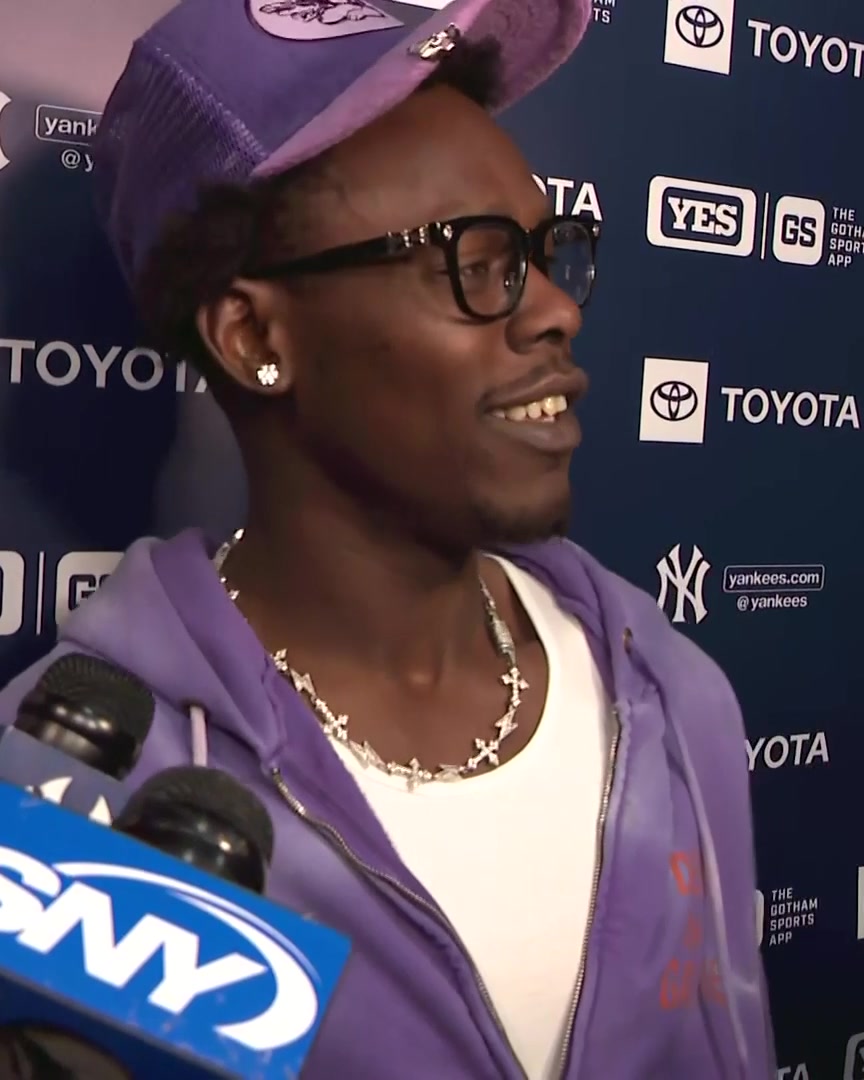 Jazz Chisholm Jr. on the team wearing John Sterling patches: "I think it's cool. He was here for a long time and he represented the Yankees well"