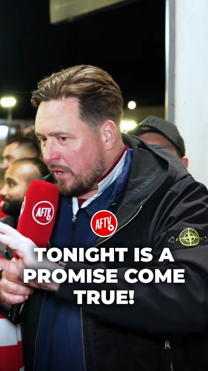 A promise come true, this is OUR awaited Champions League final! 😍 #FanCams #Arsenal #AFTV