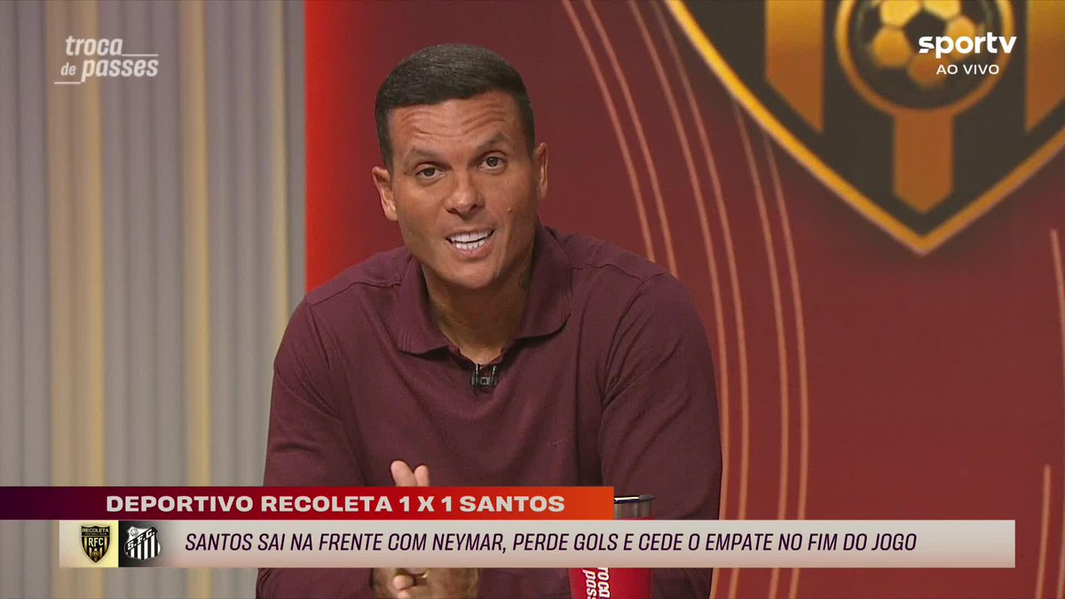 “Eu fiquei pensando para achar alguma palavra para tentar explicar esse jogo e confesso que não consegui. Inacreditável o que aconteceu com o Santos hoje.” 🎙️ Ramon Motta, após Recoleta 1x1 Santos. 🎥 sportv | ge