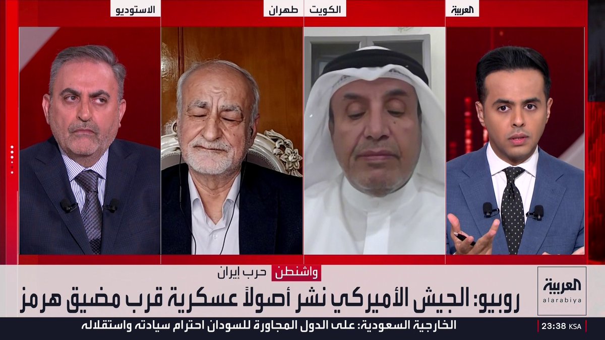 وزير الإعلام الكويتي السابق سعد بن طفلة: إسقاط الكويت 3 مقاتلات في بداية الحرب دليل قاطع على غياب أي تنسيق مسبق لمرور الطيران الأميركي عبر الأجواء الكويتية لضرب إيران.. والتقارير التي زعمت انطلاق صواريخ من أراضينا باتجاه طهران صاغها صحفي إيراني ولا أساس لها من الصحة