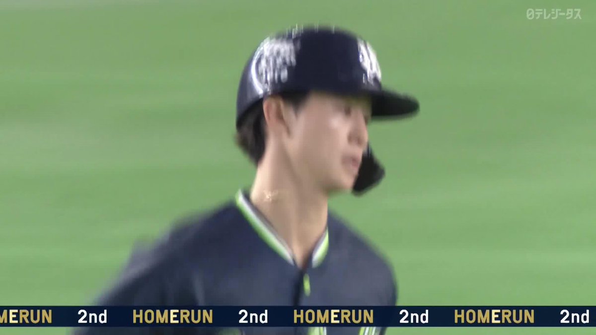 4番の力 フルスイングからの放物線 内山壮真 第2号ホームラン ⚾️巨人×ヤクルト #swallows #だったらDAZN