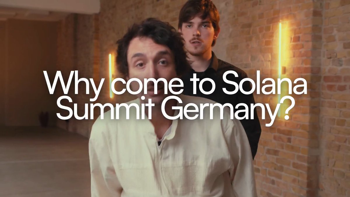 We are hosting the biggest @Solana event Germany has ever seen 🔥 Solana Summit Germany is coming to Berlin on June 13. Are you locked in yet? 🔗 RSVP now ! 👇