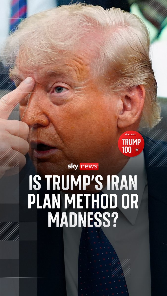 Donald Trump has paused 'Project Freedom', the U.S. plan to help ships through the Strait of Hormuz, just two days after announcing it. He says a blockade on Iranian ports will continue. David Blevins &amp; James Matthews discuss on #Trump100 👉