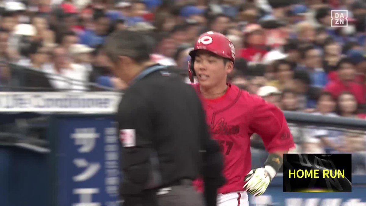 覚醒の兆し 確信のあたりが中段へ 持丸泰輝 プロ初から2試合連続ホームラン ⚾️DeNA×広島 #carp