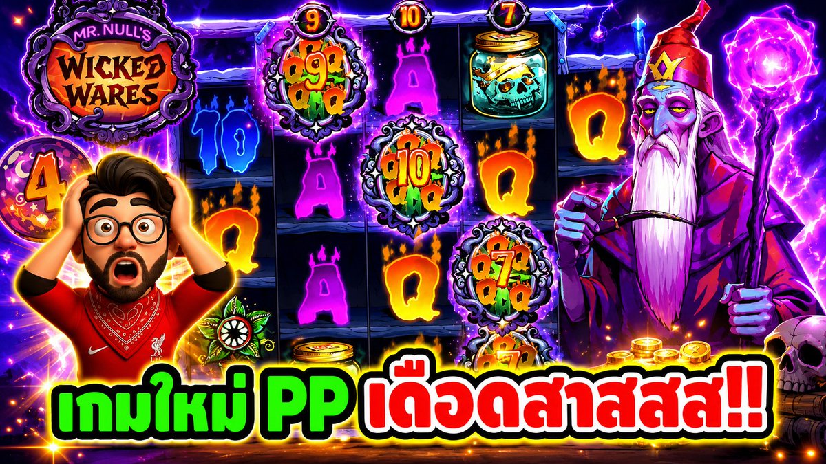 เกมใหม่ PP ดูเหมือนไม่มีอะไร แต่ที่ไหนได้ อย่างโหดดด !! Wicked Wares - pragmatic play ⌛️ ติดตามเฮียริช ทุกช่องทาง : #เฮียริชสวิตเซอร์แลนด์
