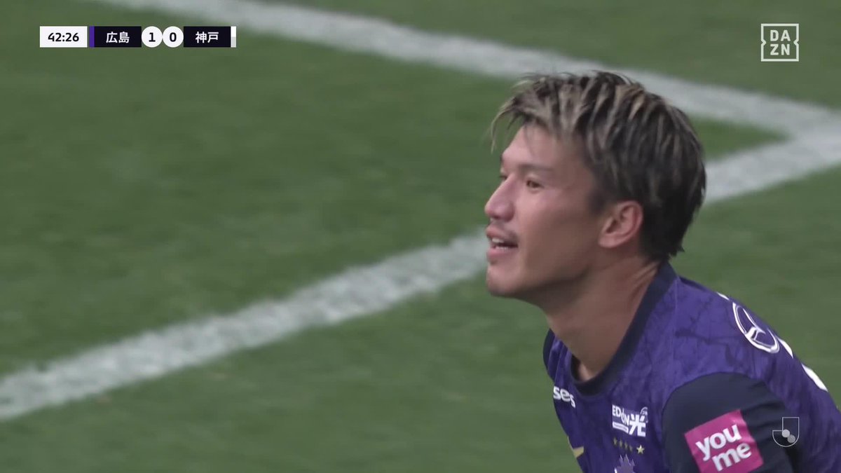 スーパークロスからのスーパー陸次樹‼️ 東俊希のクロスにドンピシャヘッド⚡️ 加藤陸次樹が今大会2ゴール目 🏆 明治安田J1百年構想リーグ 🆚広島×神戸 📱DAZN 無料ライブ配信中 #Jリーグ #だったらDAZN