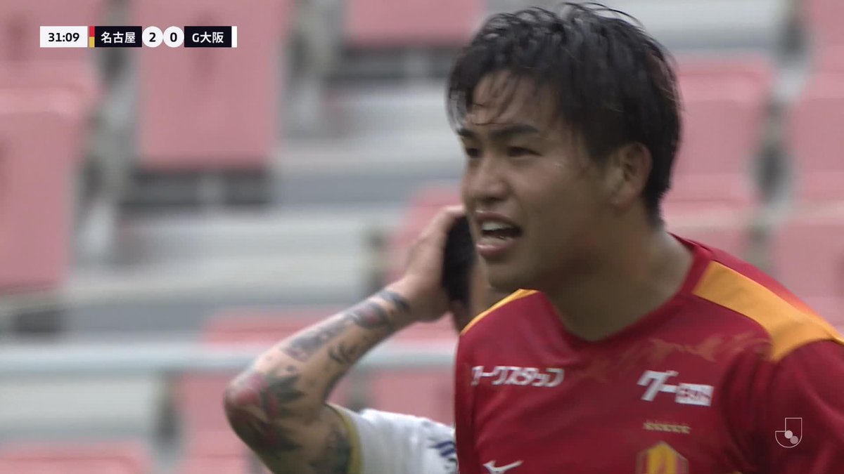 原輝綺のクロスボールに木村勇大のヘッド！ 今シーズン7ゴール目💪 🎦 ゴール動画 🏆 明治安田Ｊ１百年構想リーグ 地域リーグラウンド 第15節 🆚 名古屋vsＧ大阪 🔢 2-0 ⌚️ 32分 ⚽️ 木村 勇大（名古屋） #Ｊリーグ