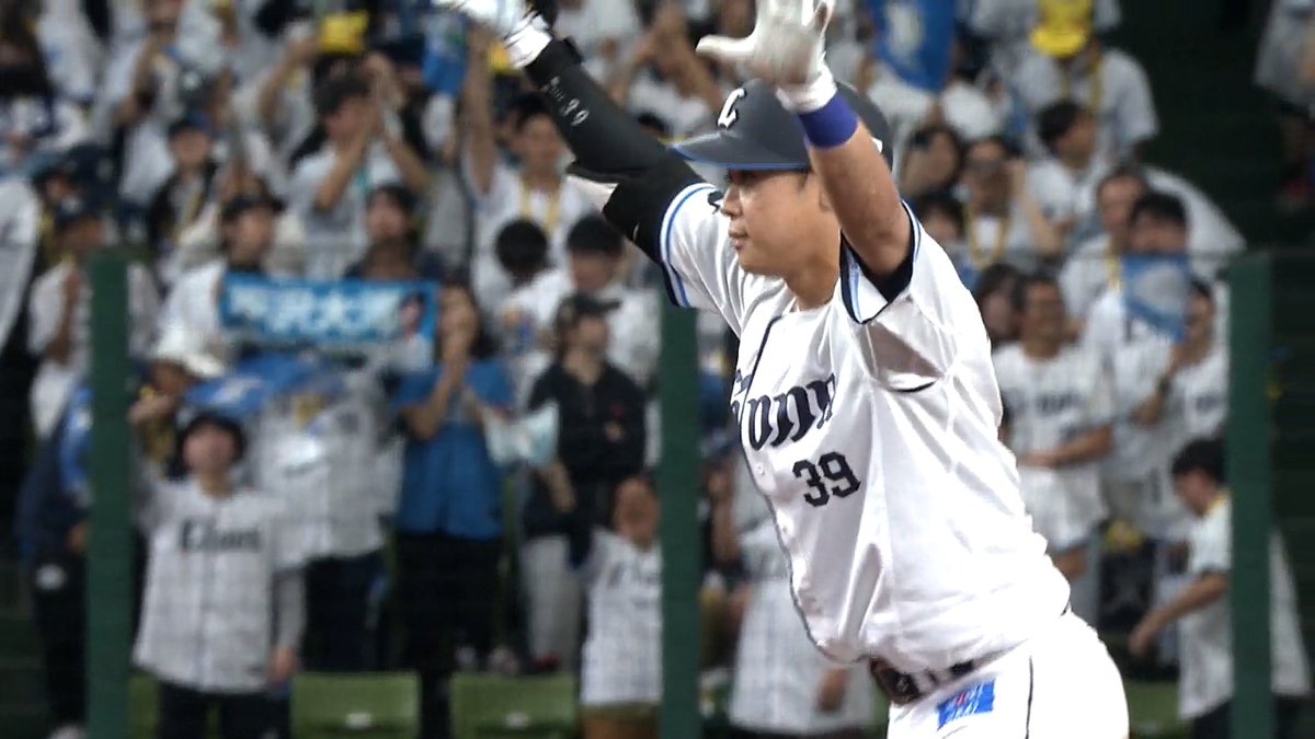 5月に入っても好調維持 #平沢大河 ✨ この日は2回にタイムリーを含む1イニング2安打を放つなど猛打賞の活躍💥 覚醒の春はまだまだ続く🙌 #seibulions #ベースボールLIVE で配信中[初月無料]
