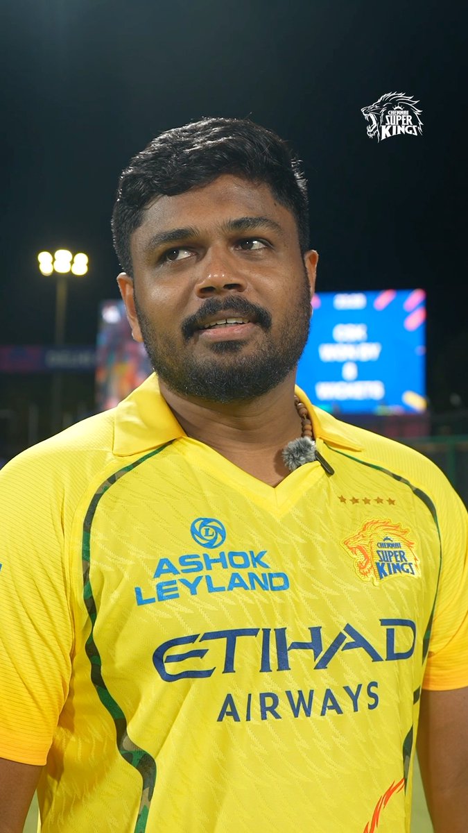 Words after win, words of yellove 💛 #WhistlePodu #DCvCSK