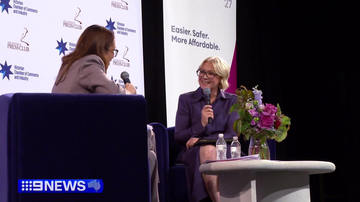 Victoria's Treasurer has forcefully rejected claims the state's first surplus in seven years was only possible through a lotto licence deal. Heidi Murphy #9News