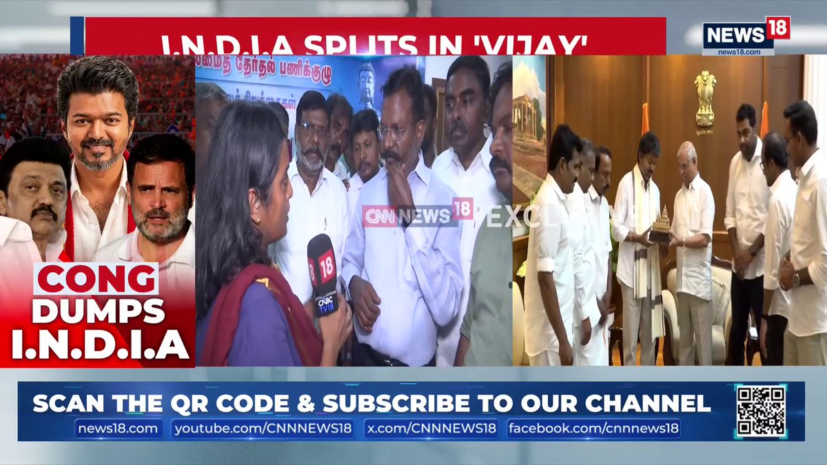 #Exclusive | Vijay is not willing to get support from DMK, AIADMK or any other party in alliance with BJP. He wants to form a secular govt with Left forces. I welcome the coalition govt: Thol Thirumavalavan, VCK chief, speaks with Poornima Murali #Vijay #TVK #TamilNadu