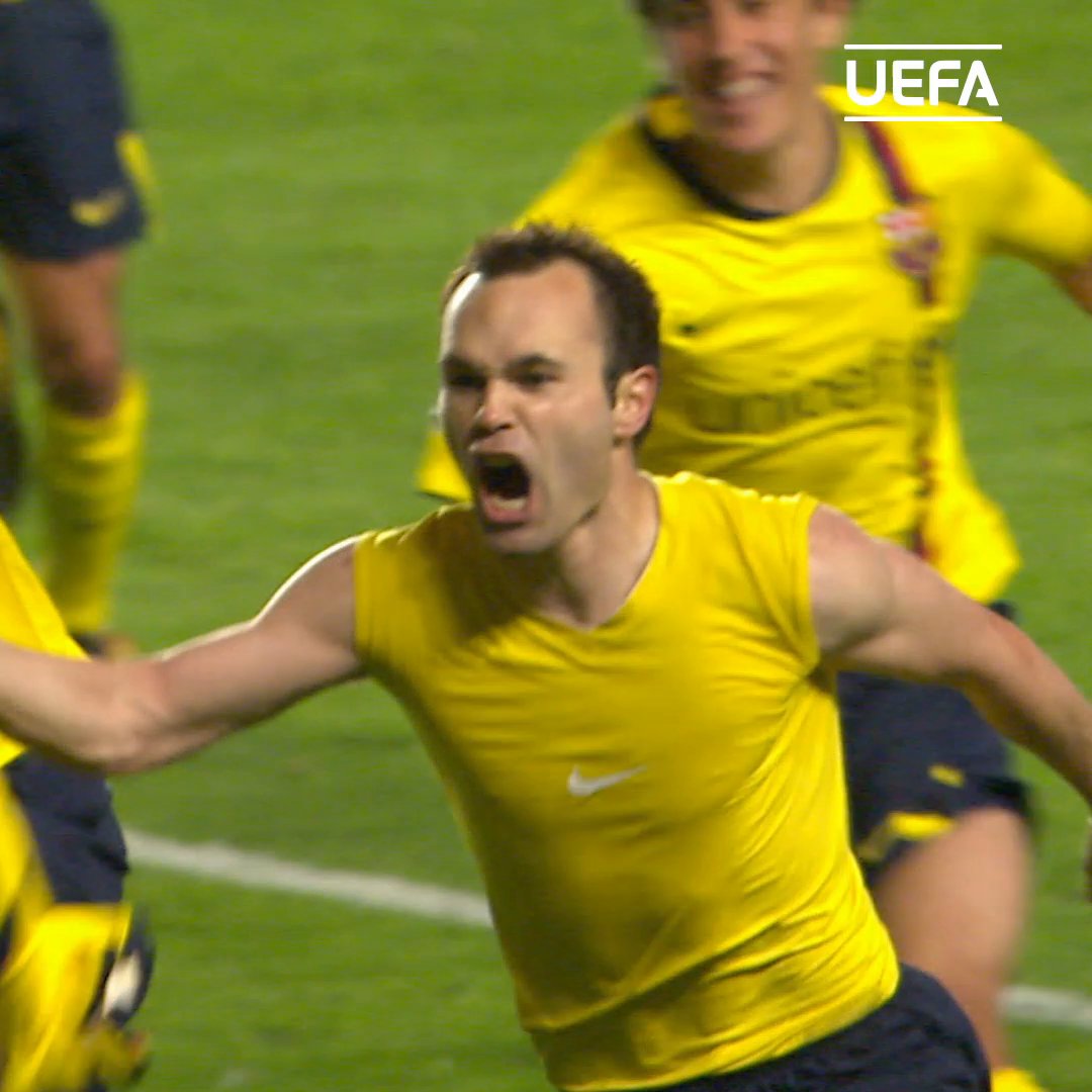 📅 𝟎𝟔/𝟎𝟓/𝟐𝟎𝟎𝟗 ️⚽️ Andrés Iniesta 🙌 #UCL | #OTD