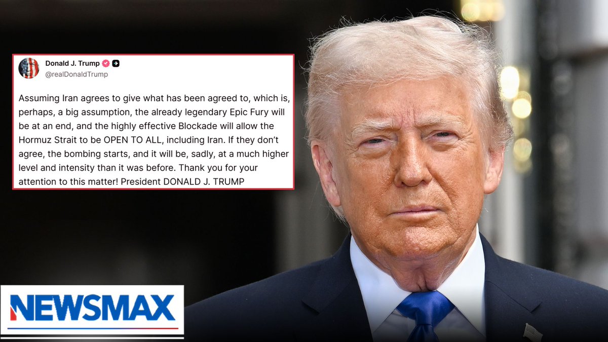 President Trump shared via Truth Social that a deal with Iran could be closer than ever, potentially bringing an end to Operation Epic Fury and reopening the Strait of Hormuz to international traffic. NEWSMAX White House Correspondent Mike Carter has more on “National Report.”