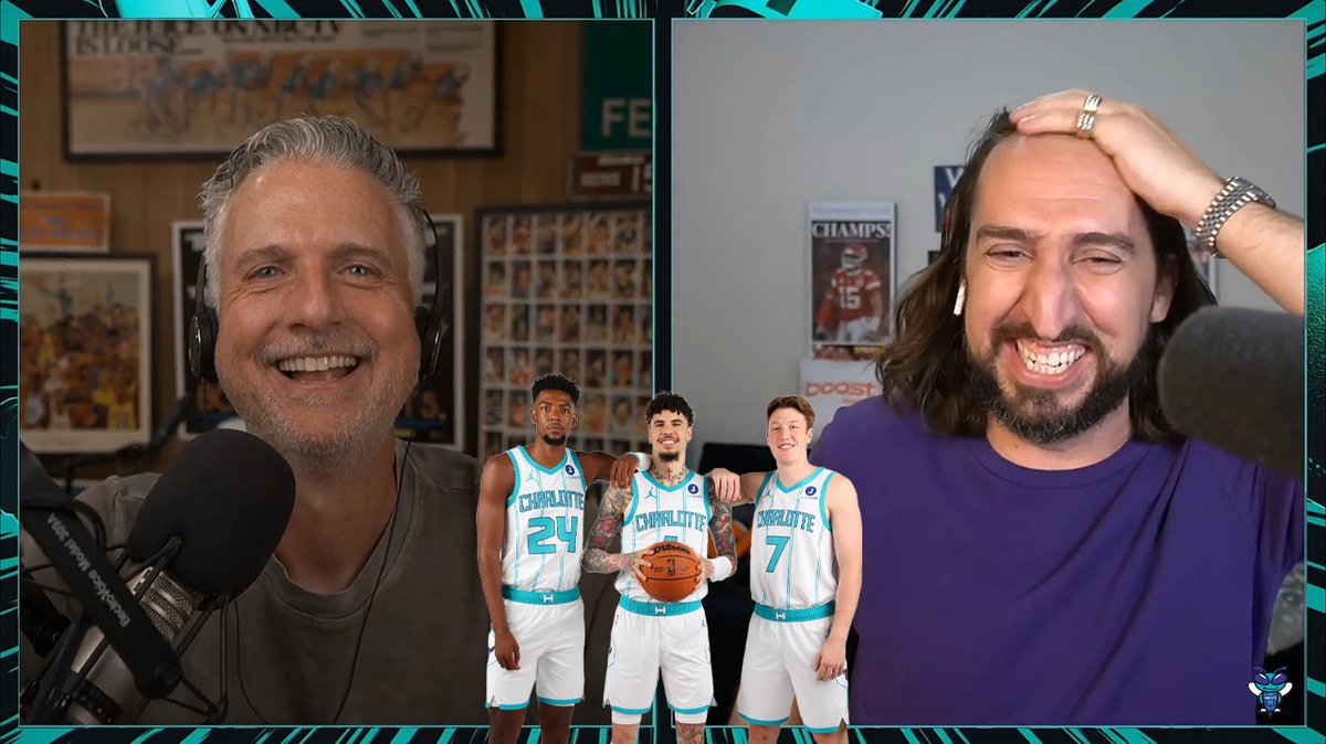 🎙️ Bill Simmons goes over his NBA Lottery Karma Rankings: "Charlotte, who's in the 14th spot, 2.4% chance to move up, but Kon (Knueppel) was the 3rd pick, (Brandon) Miller 2nd, and LaMelo (Ball) 3rd. They don't really need another top 4 pick." "They really put together a smartly constructed roster... they went 3-for-3. You could argue (Tyrese) Haliburton for LaMelo, but nobody would've taken Haliburton 3rd in that draft... so they get a little karma for how well they've run the team the last couple years."