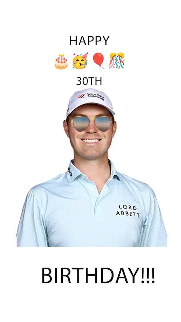Happy 30th birthday, Benny Booms 💥 @BenGriffinGolf