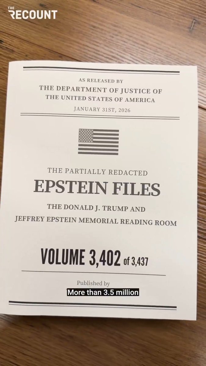 What would it look like if you printed out every page of the Epstein Files? The Trump-Epstein Reading Room has put all 3.5 million pages, bound together in 3,437 volumes of books, on display in a new exhibit that is set to open Friday in Tribeca.