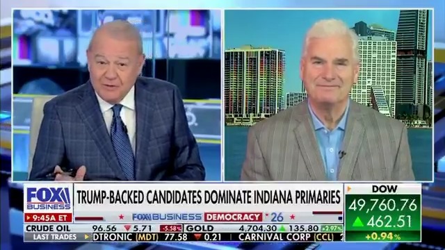 MAGA took over in Indiana last night! Tom Emmer: “Donald Trump has never been stronger, especially with the Republican base, and you saw it last night in Indiana. He has become more than Donald Trump. He is an ICON of the ages.” 🎯 WINNING!
