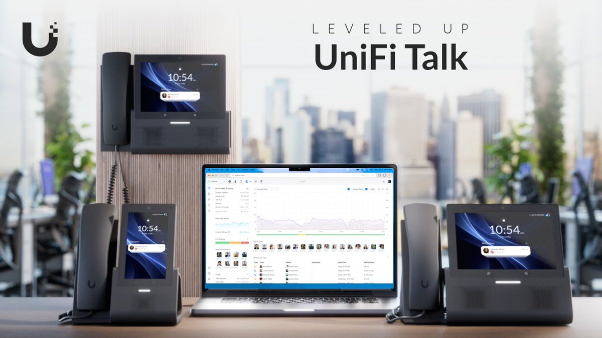 #UniFi Talk just leveled up. 🔹 Redesigned phone interface 🔹 Greatly improved audio performance 🔹 New Smart Attendant with Call Queues 🔹 Single tap camera and door control Bigger breakthroughs coming this year, stay tuned!