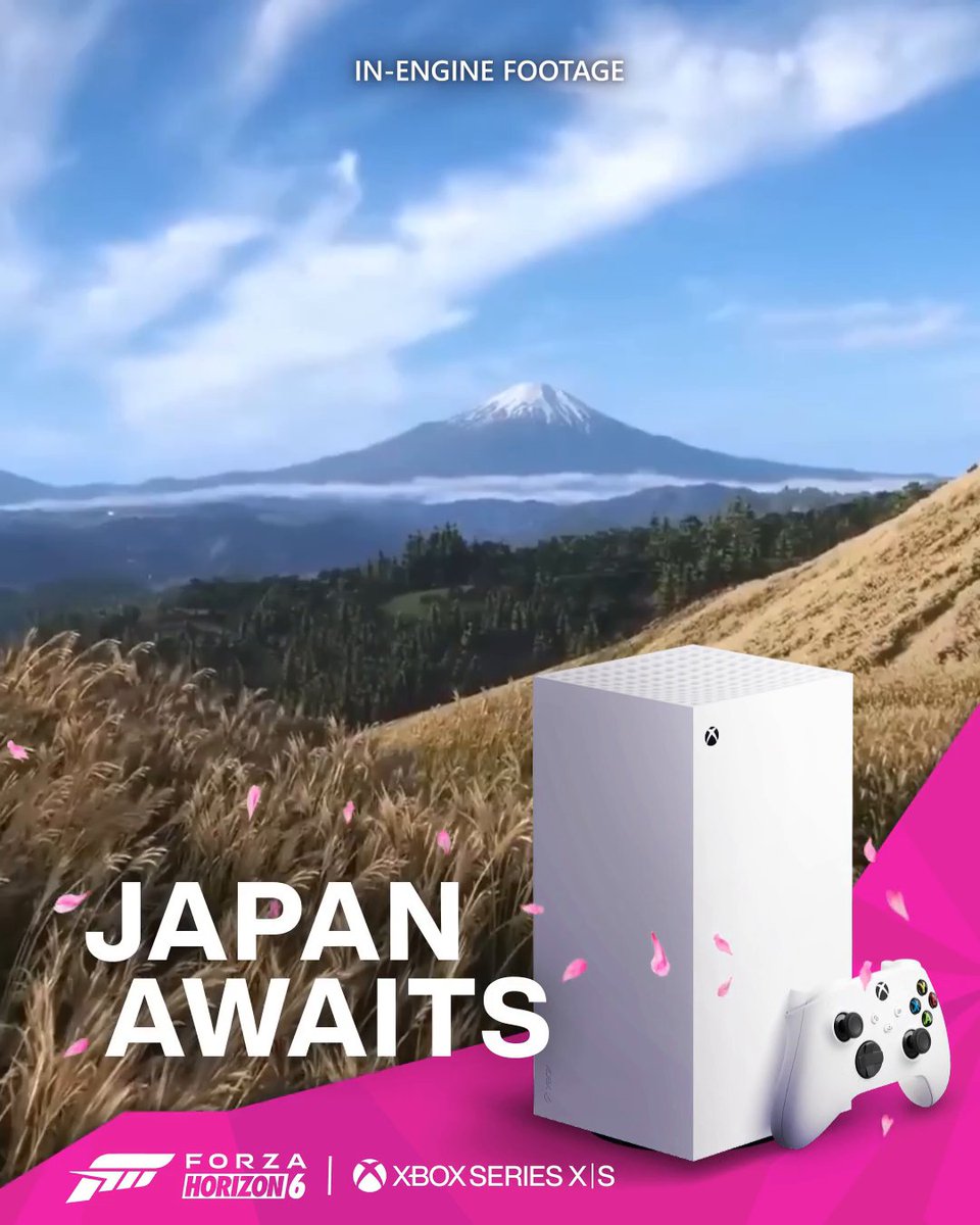 Get ready to discover Japan's breathtaking landscapes in Forza Horizon 6. Upgrade to the power of Xbox Series X.